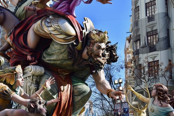 El origen de las Fallas de Valencia